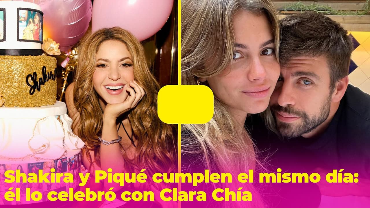 No solo Shakira festejó su cumpleaños: Gerard Piqué también lo hizo con Clara Chía