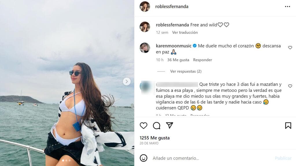 A la hija de Luis Ángel 'El Flaco' le gusta posar frente al mar.