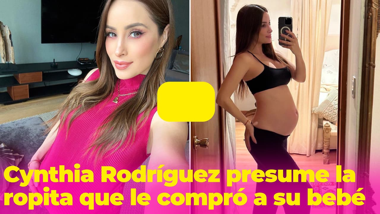 El bebé de Cynthia Rodríguez ya tiene ropita "para un año": mostró las hermosas cosas que le compró