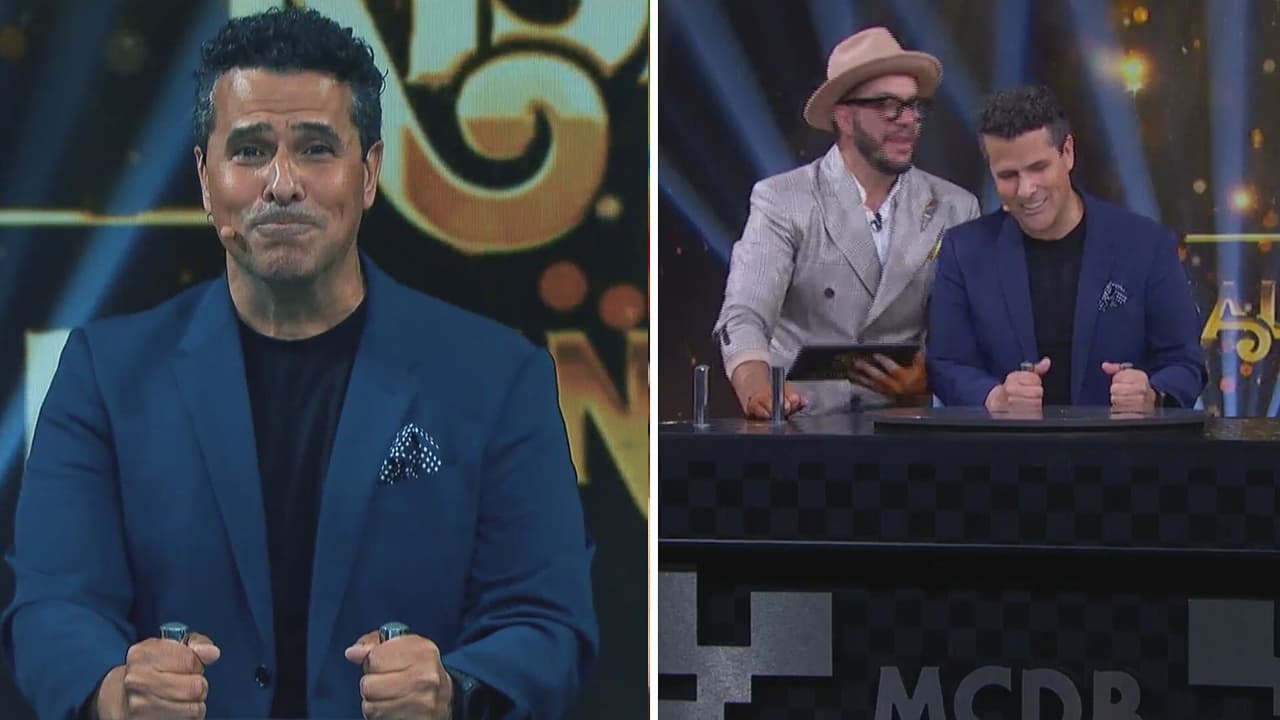 Marco Antonio Regil pega un grito al recibir tremendos toques