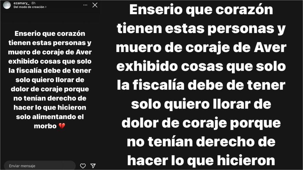 Este es el mensaje con el que Eza Mary, viuda de Lefty SM, reaccionó tras la difusión del presunto video del asesinato del cantante.