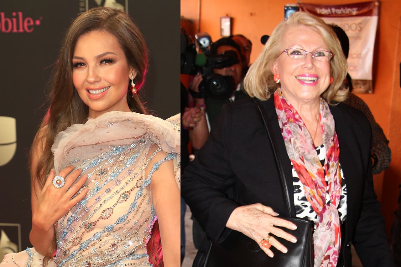 Thalía recuerda el cumpleaños de su madre a 8 años de su muerte