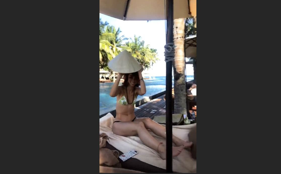 El standupero detalló que tanto él como Natalia Téllez están disfrutando al máximo de n hotel en Vietnam