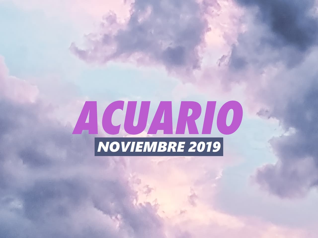 Horóscopo Acuario: ¿cómo será noviembre para ti?