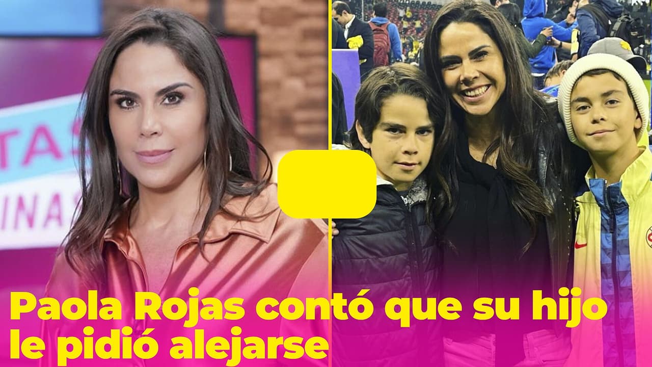 Con mucha tristeza, Paola Rojas contó por qué su hijo le pidió alejarse de ella