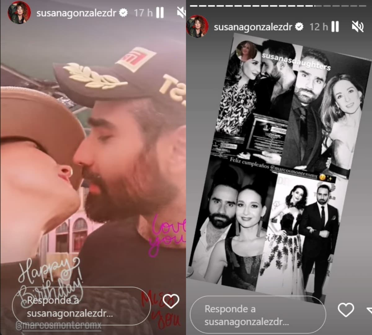 Susana González presume romance con Marcos Montero.