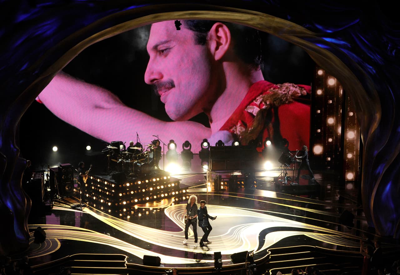 Suena fuerte Queen en la apertura de los Premios Oscar 2019